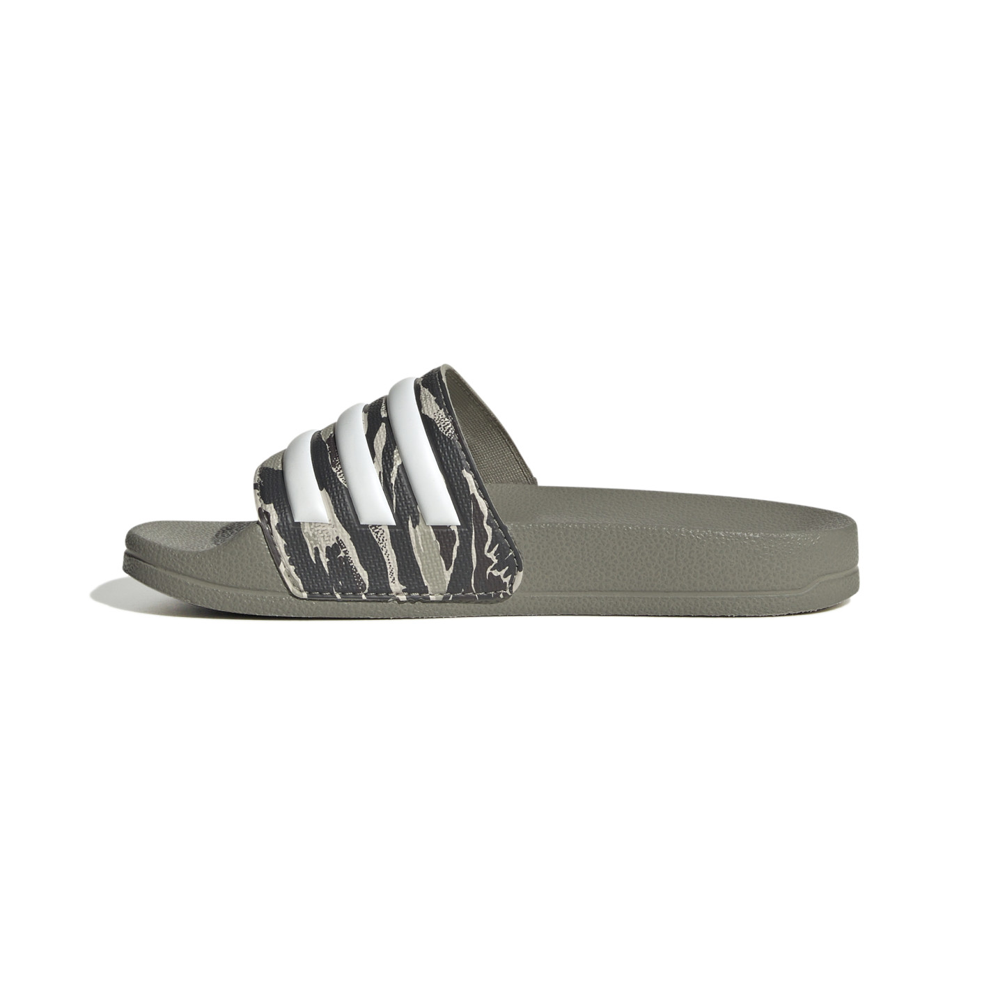 Adidas Adilette Shower Slippers Kids Camo Groen Wit