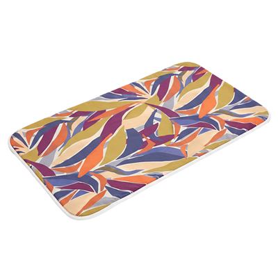 Housse de table à repasser ou nappe de repassage 5 épaisseurs motif feuillage - BECQUET CRÉATION