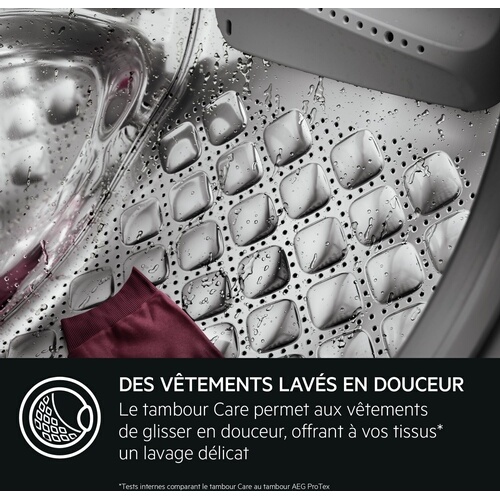 Lave-linge hublot Aeg LFR95A116SW AbsoluteCare 10.0 kg
