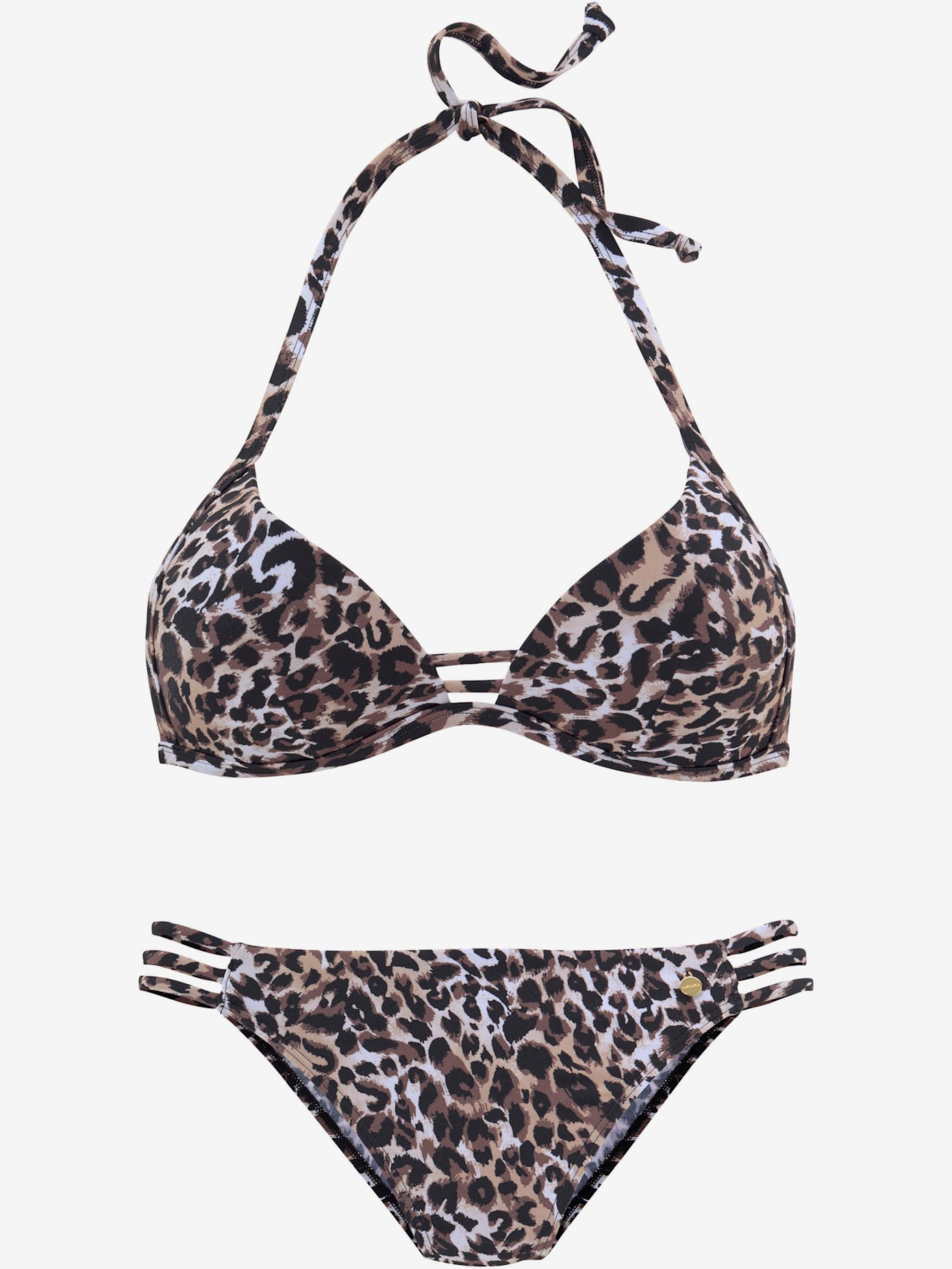 Bikini triangle imprimé animal sauvage