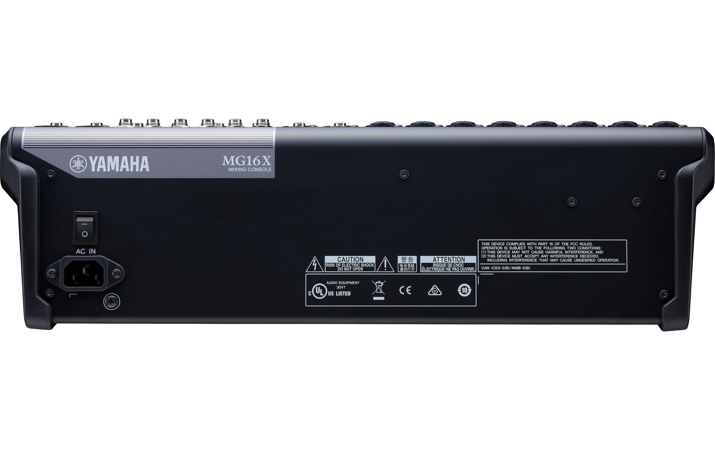 Mischpult MG16X – 16-Kanal, analog<br>10-Kanal-Analogmixer mit Effektsektion