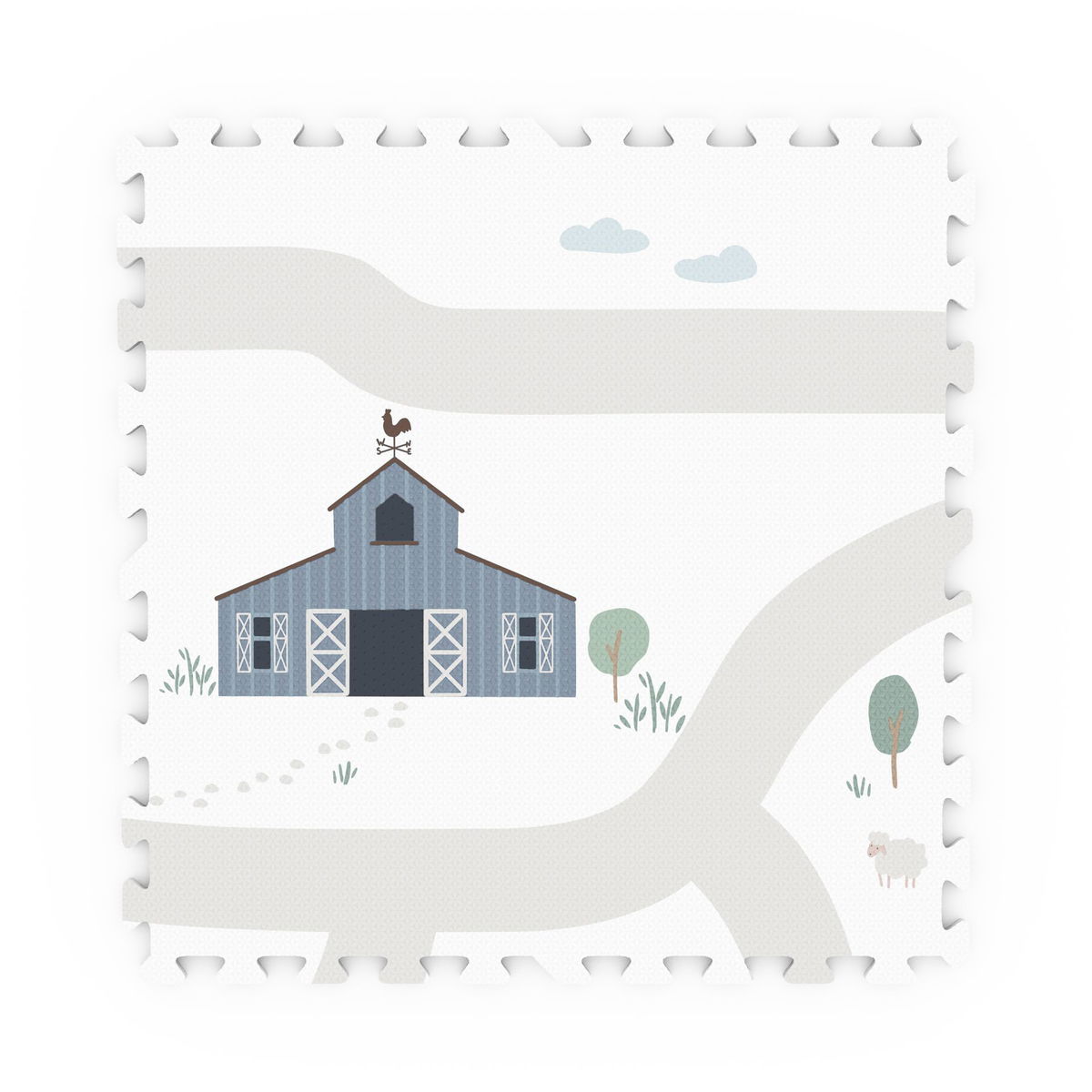 Play and GoPlay and Go   EEVAA Puzzlematte 120x180cm Farm