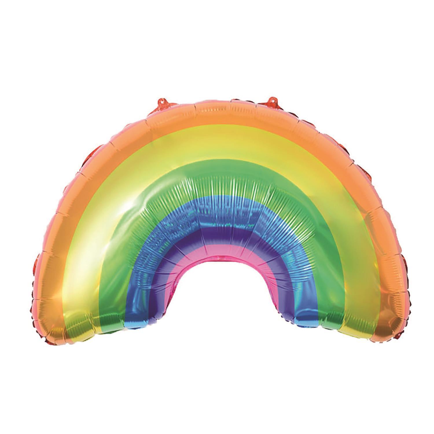 BALLON ALUMINIUM ARC EN CIEL 93CM