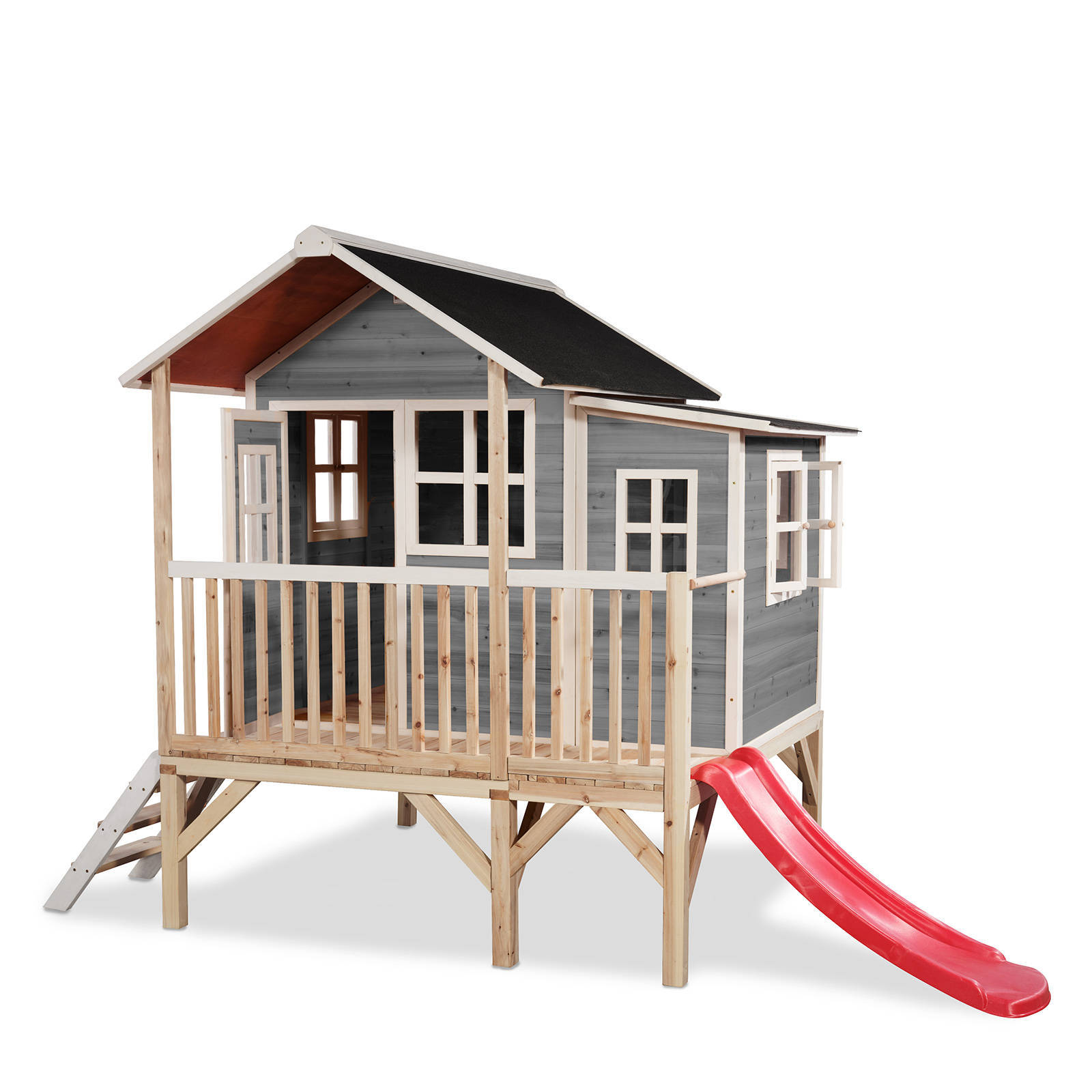EXIT Loft 350 Loft 350 houten speelhuis - grijs