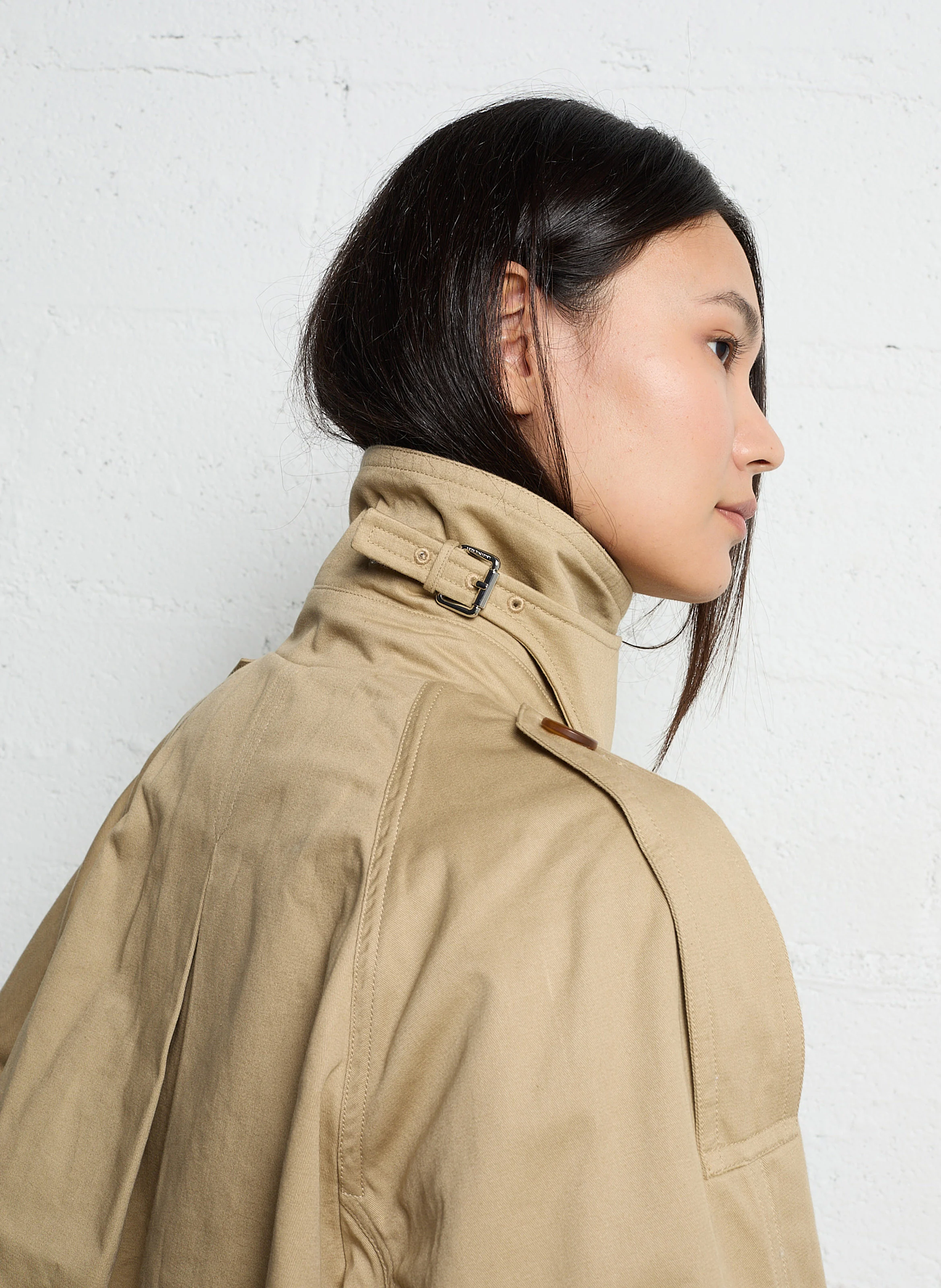 CARRIAGE - Trench long en coton | Beige