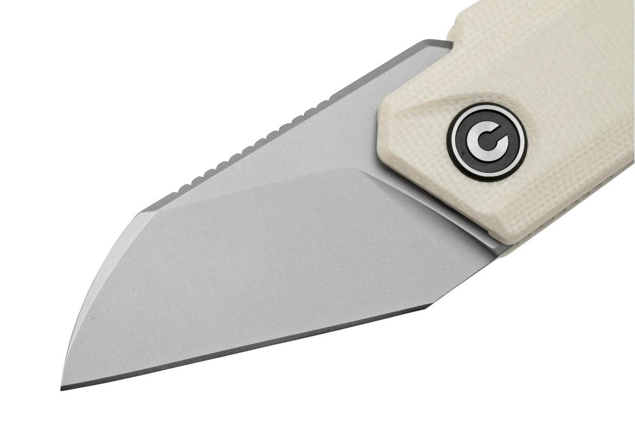 Civivi Ki-V C2108C Ivory G10 zakmes, Ostap Hel design