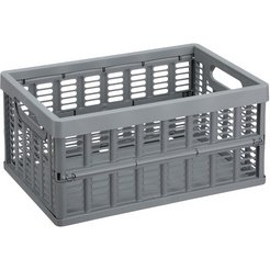 Caisse de rangement pliante, PP, 11,5 litres, noir