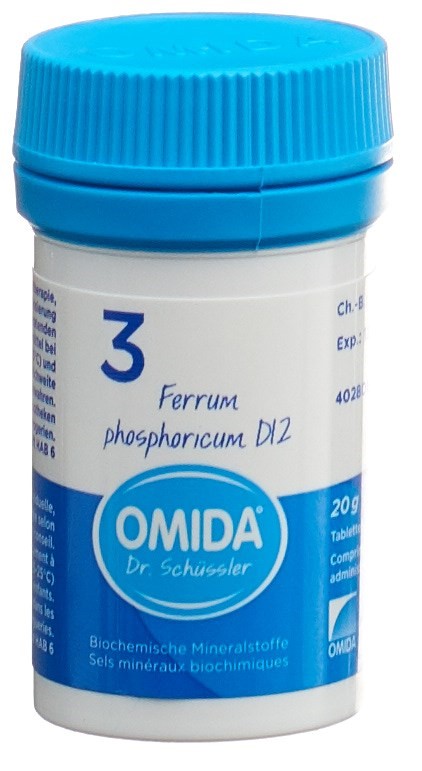 Omida Nr3 Ferrum phosphoricum Tabl 12 D Ds 20 g