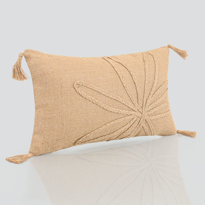 Coussin motifs tressés 'Naty'