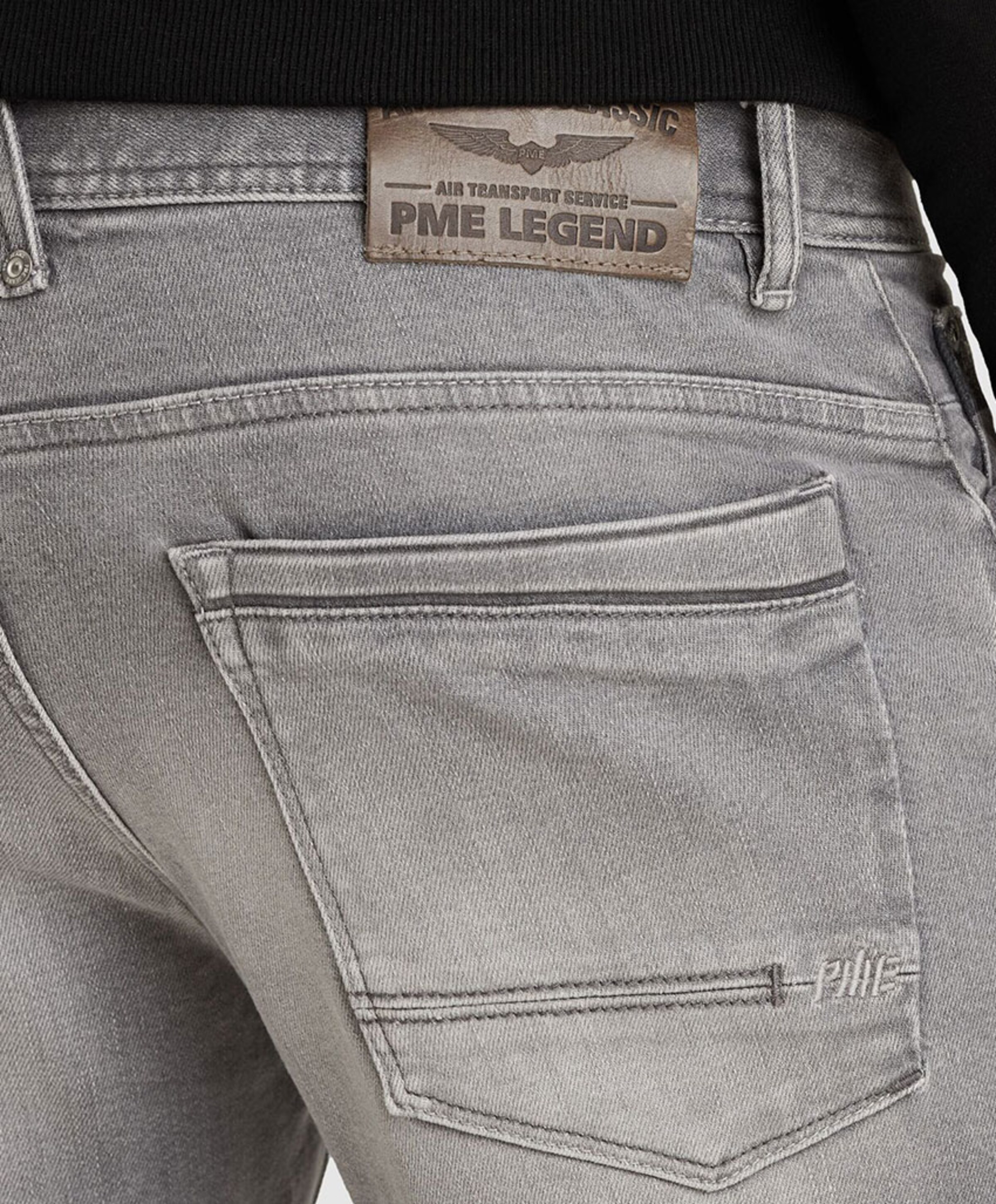 PME Legend SKYRAK TRUE STONE GREY heren jeans grijs