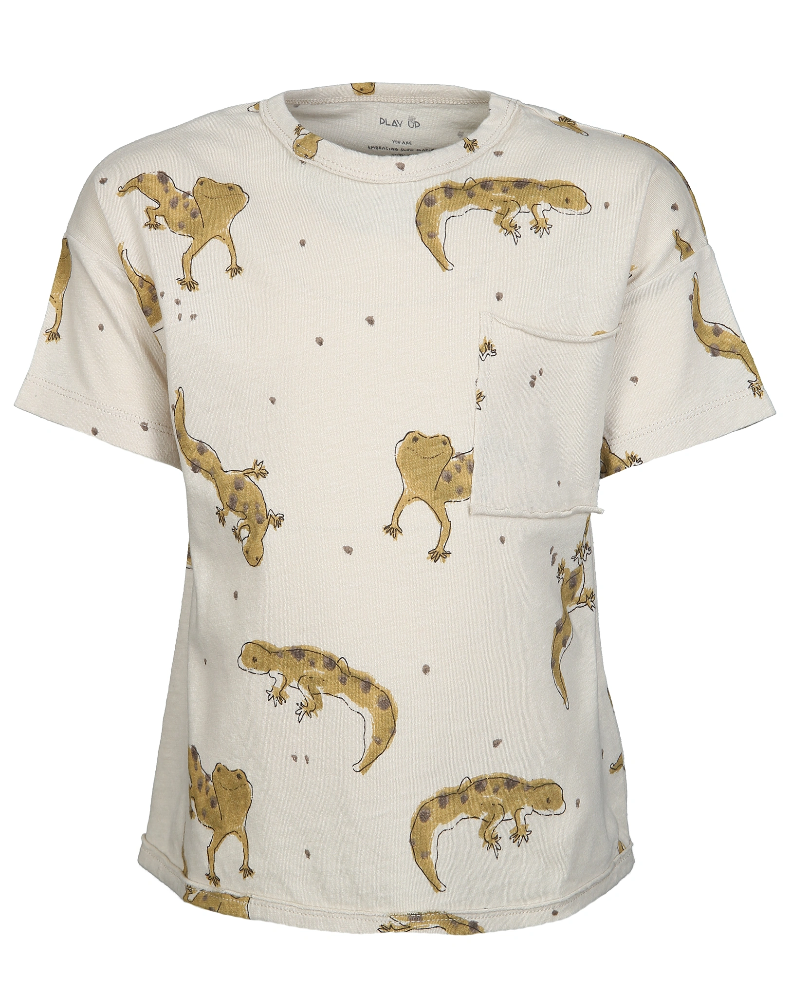 Jersey-T-Shirt LUANA in beige