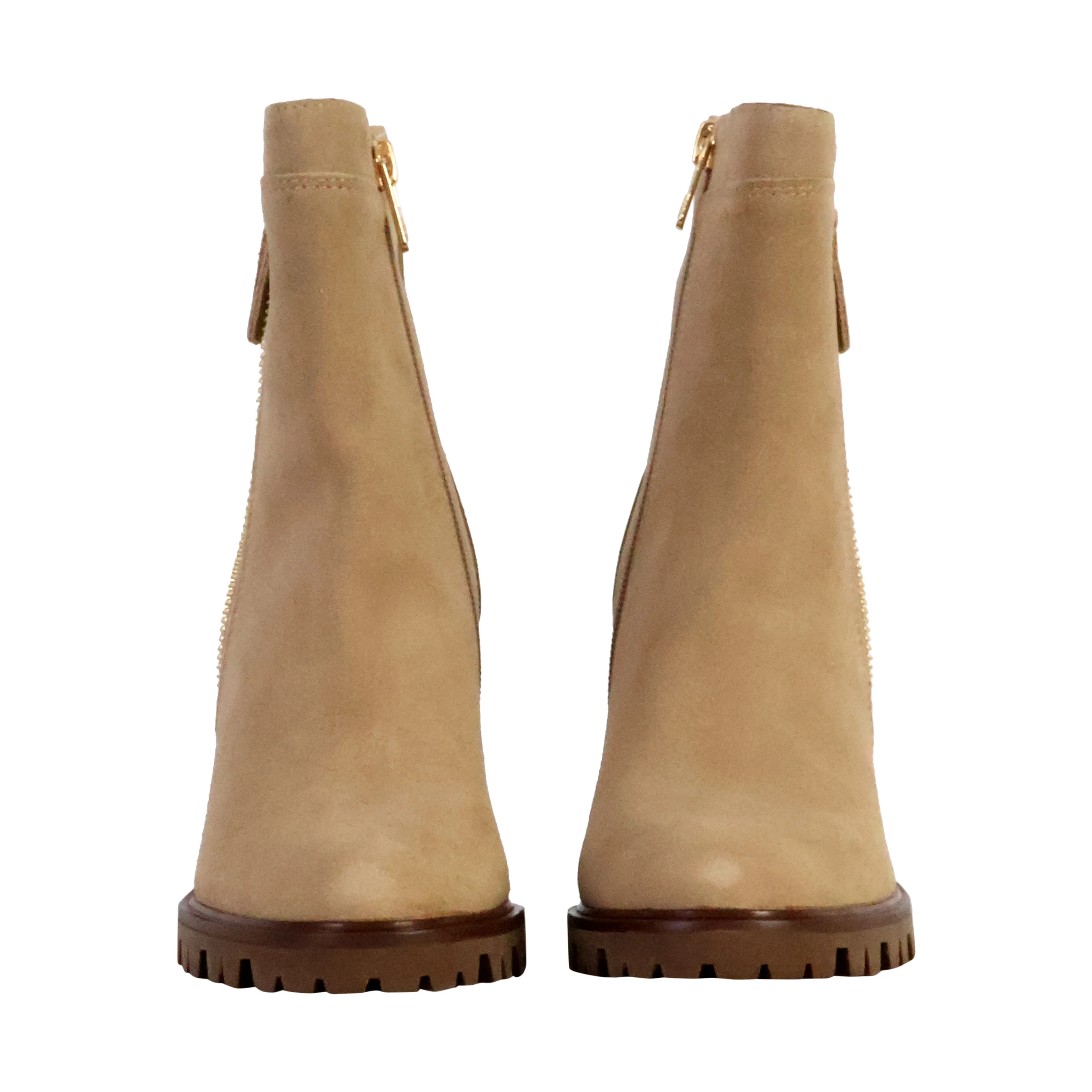 Bottines à talon cuirsilene | Beige