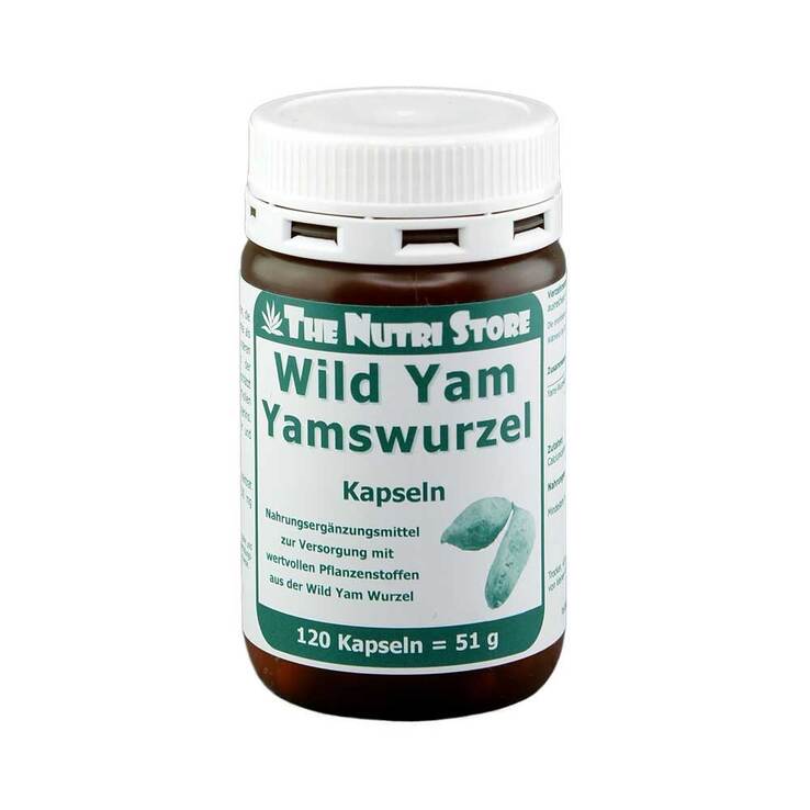 Yamswurzel Wild Yam 250 mg Kapseln, 120 St