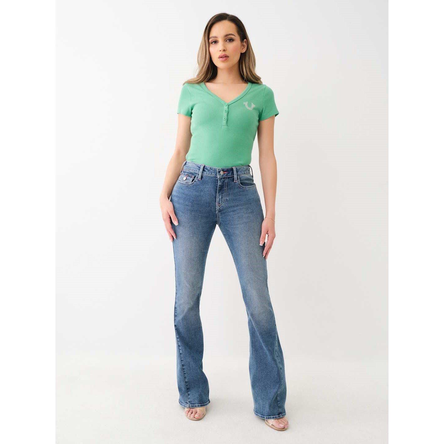 True Religion TR Joey Flare Jeans Womens