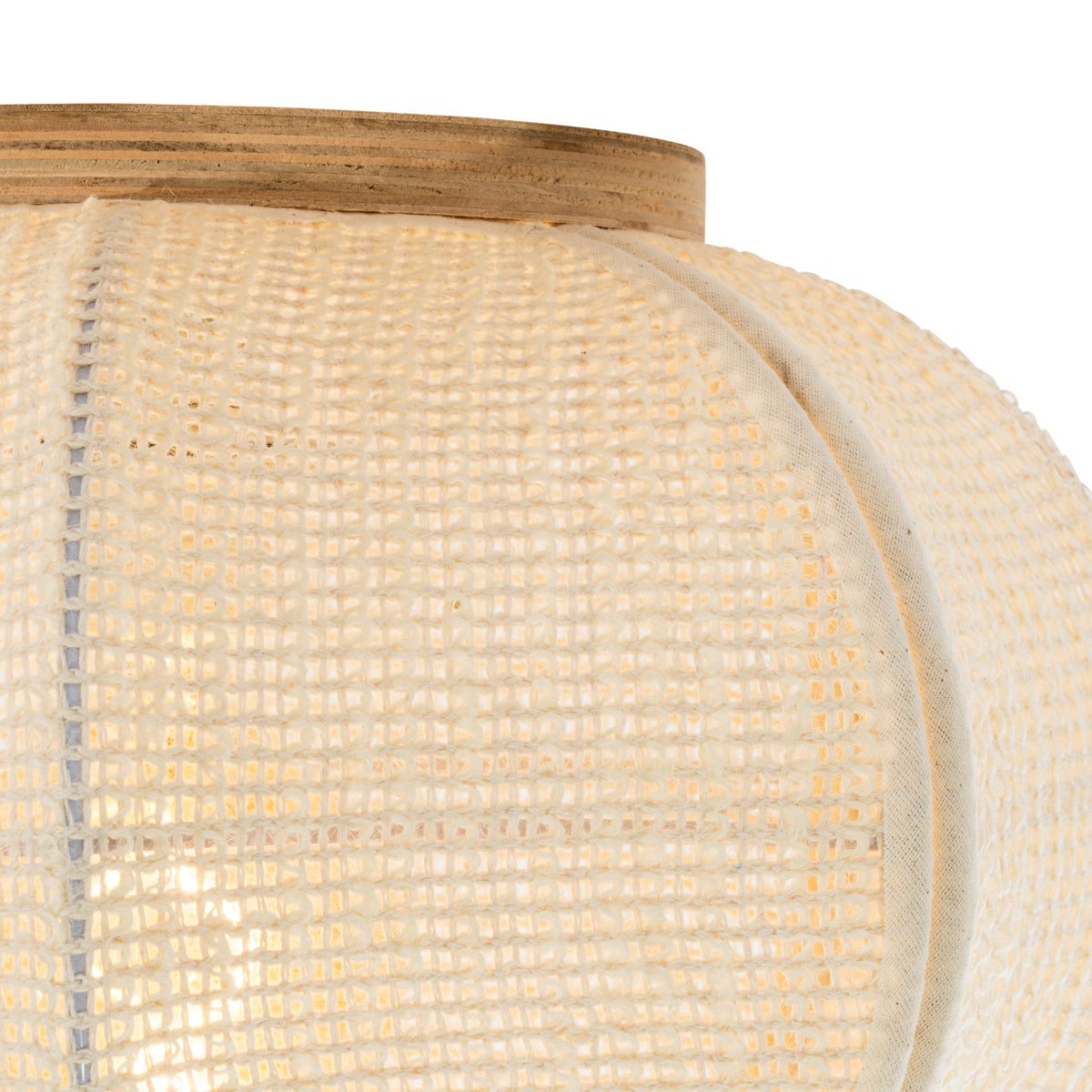 QAZQA Oosterse plafondlamp naturel - Rob