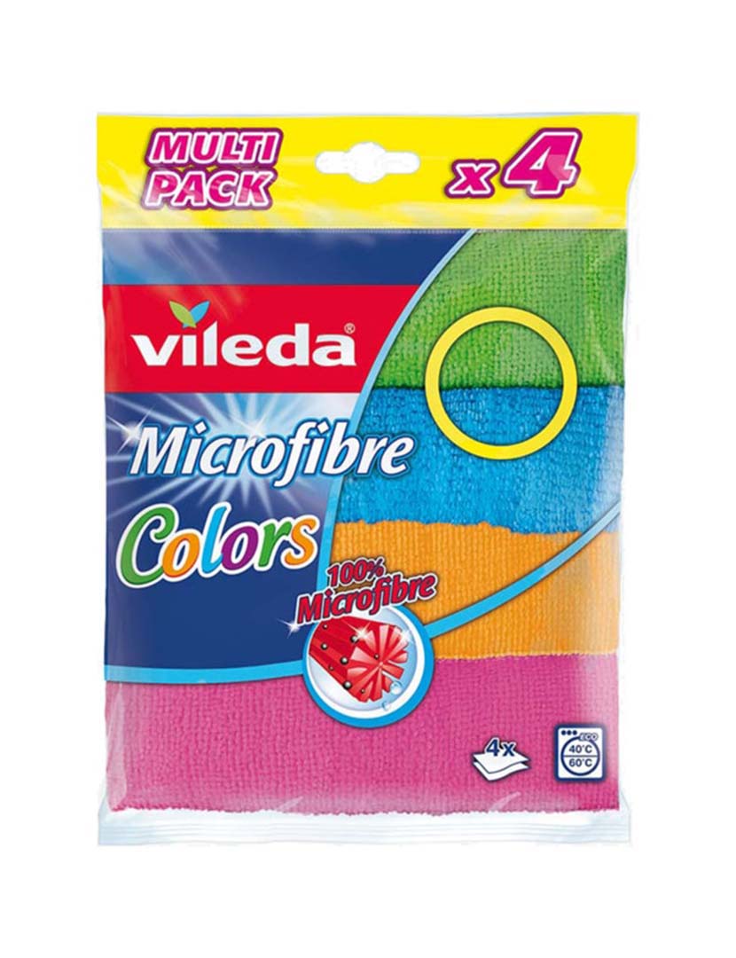Microfiber Cloth Colors 4 Un