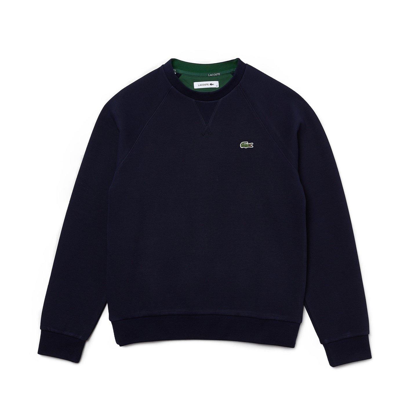 Lacoste Pique Crew Sweatshirt