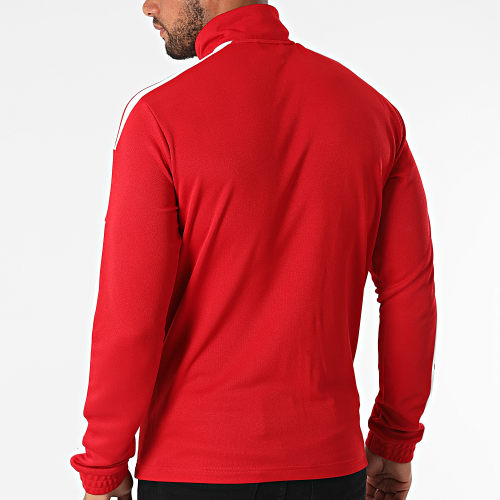 Veste Zippée A Bandes GP6464 Rouge