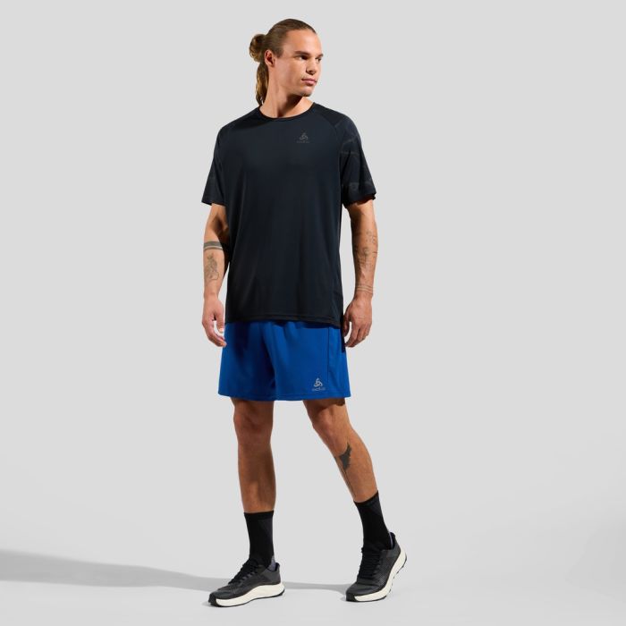 Odlo Herre T-shirts Essential Print T-Shirt Crew Neck Sort