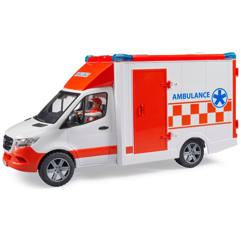 Bruder Mercedes Sprinter Krankenwagen mit Sanitätern