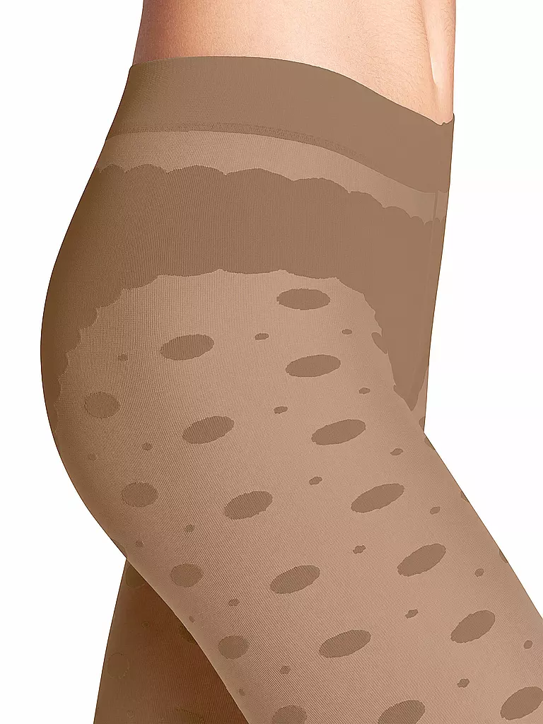 FALKE Modestrumpfhose SNOW DOT powder beige