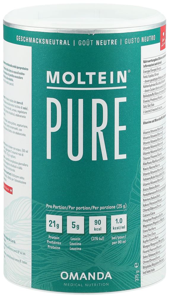 moltein PURE<br>375 g, Dose, Pulver zur Herstellung einer Lösung zum Einnehmen, geschmacksneutral