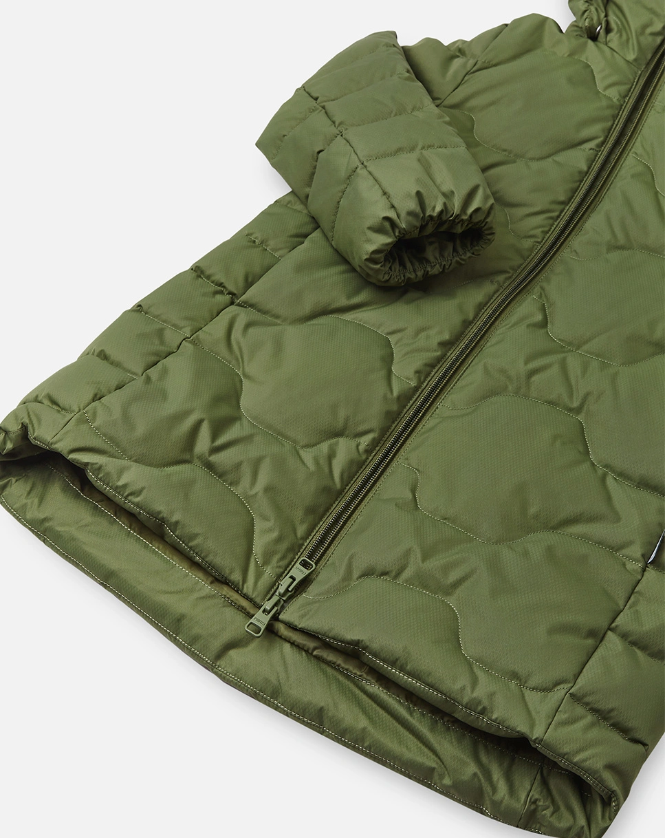 Daunenmantel LOIAA in khaki green