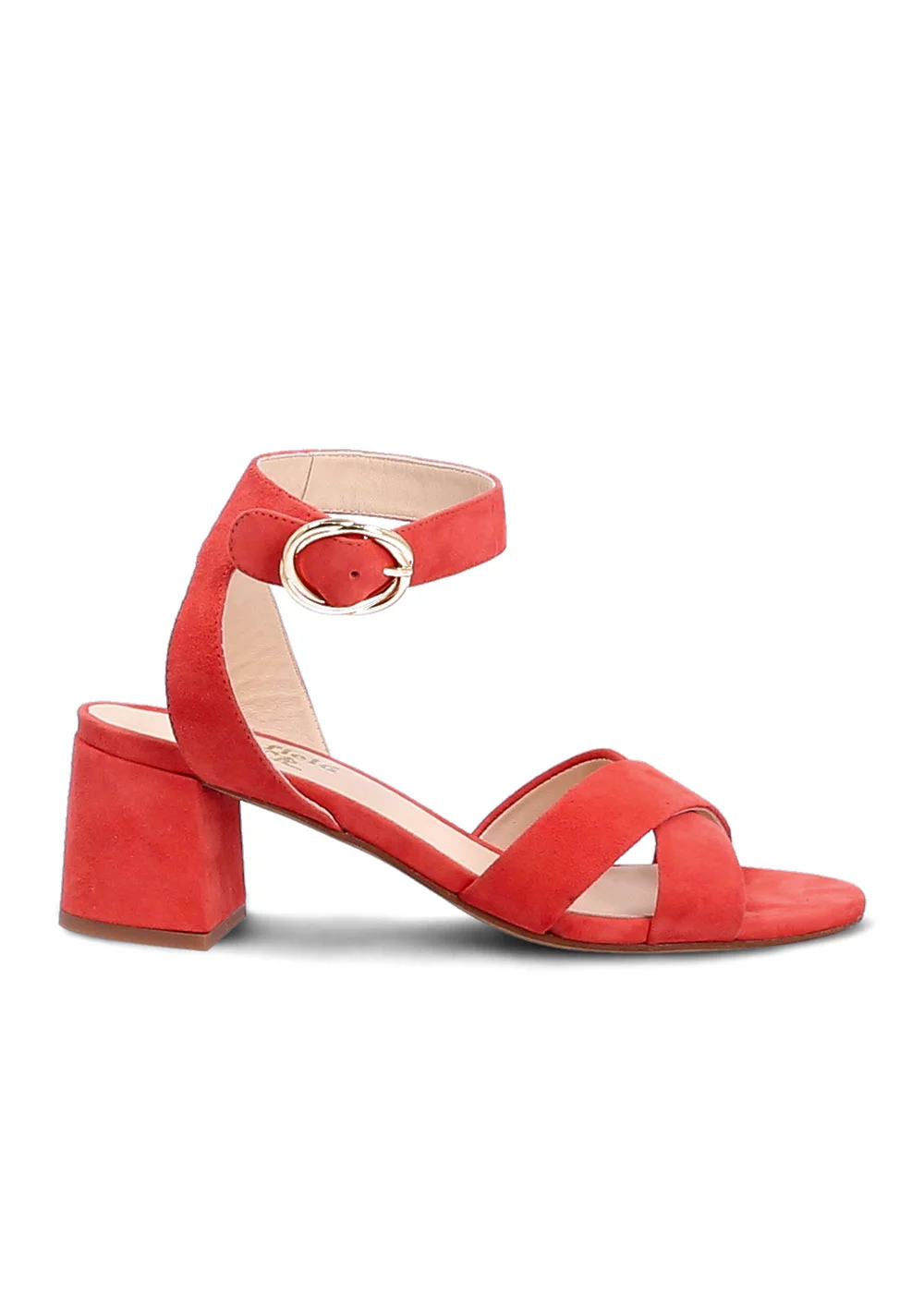 SANDALE BIRMINGHAM VELOURS CORAIL