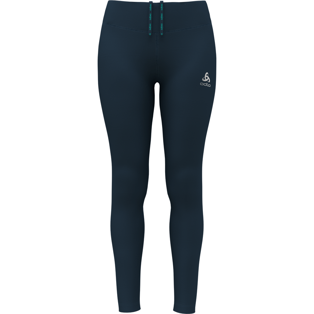 Odlo Essentials Warm Tights Damen blue wing teal