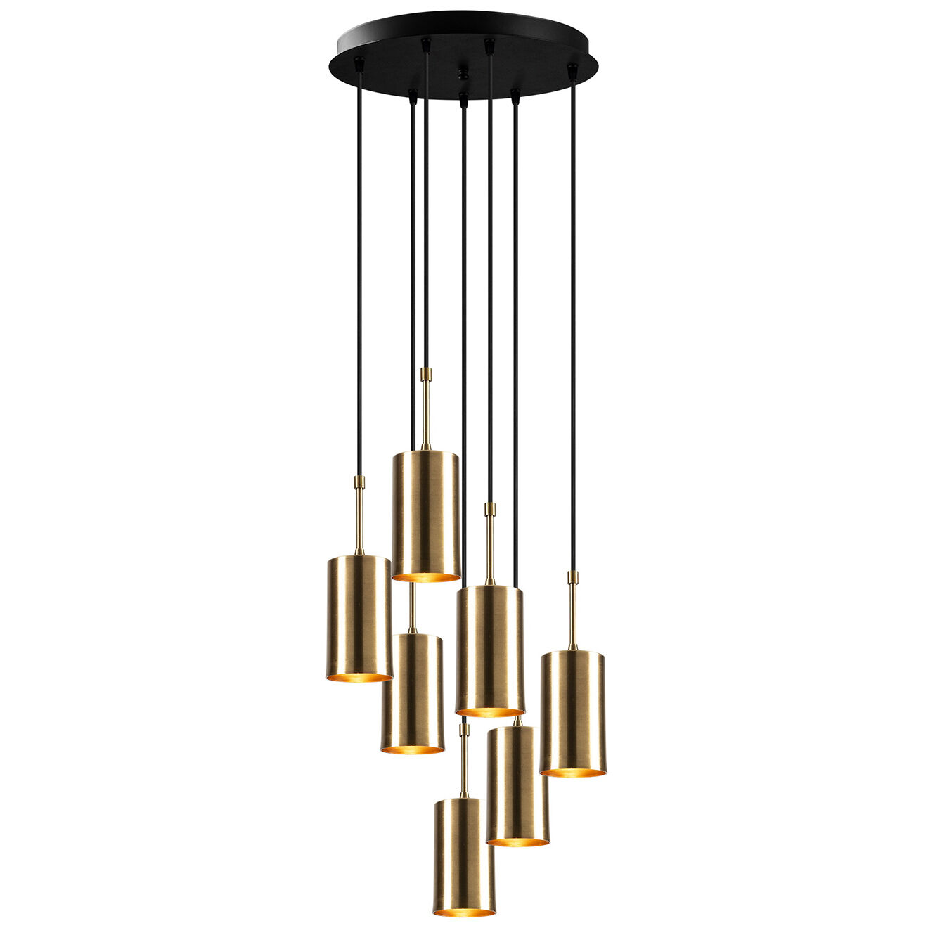 Opviq Suspension Kem noir/doré - 43x120 cm