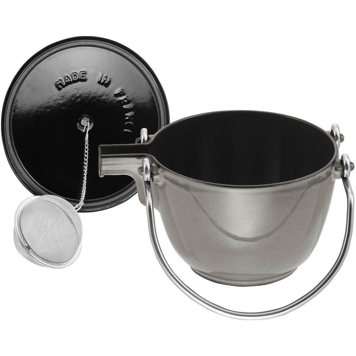 Tekanne Rund 1,15 Liter, Grå