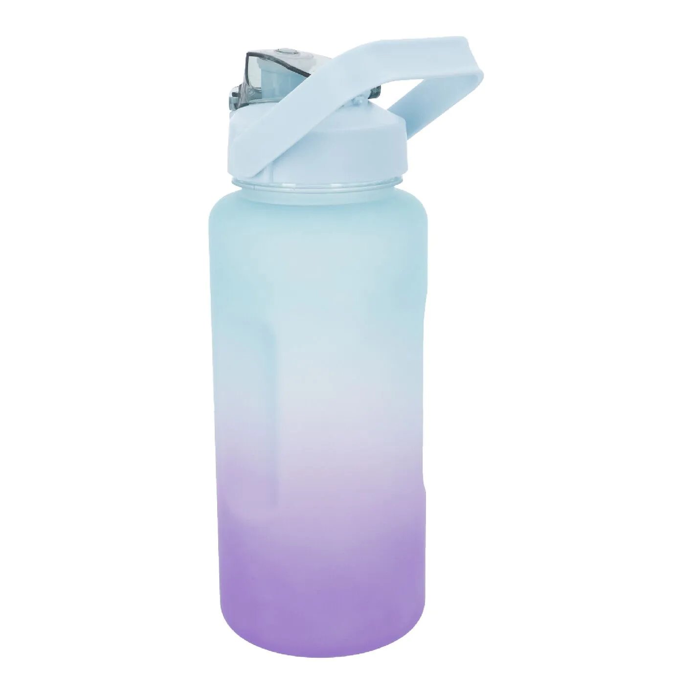 Trinkflasche Motivation, grün-lila, 2 l