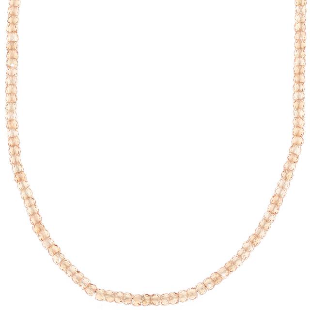 Star-Collier, Zirkonia, ca. 45 + 5 cm, Silber 925