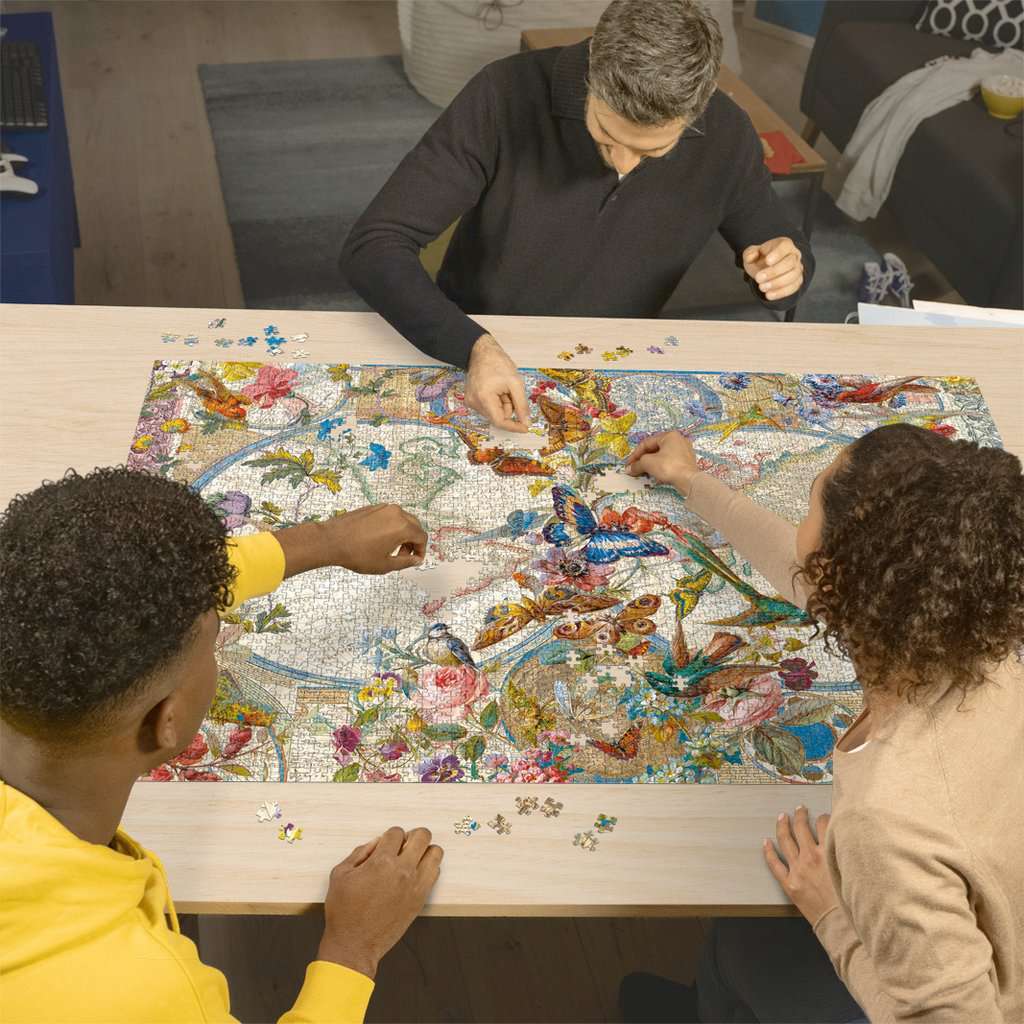 Ravensburger Spiel Weltkarte mit Schmetterlingen