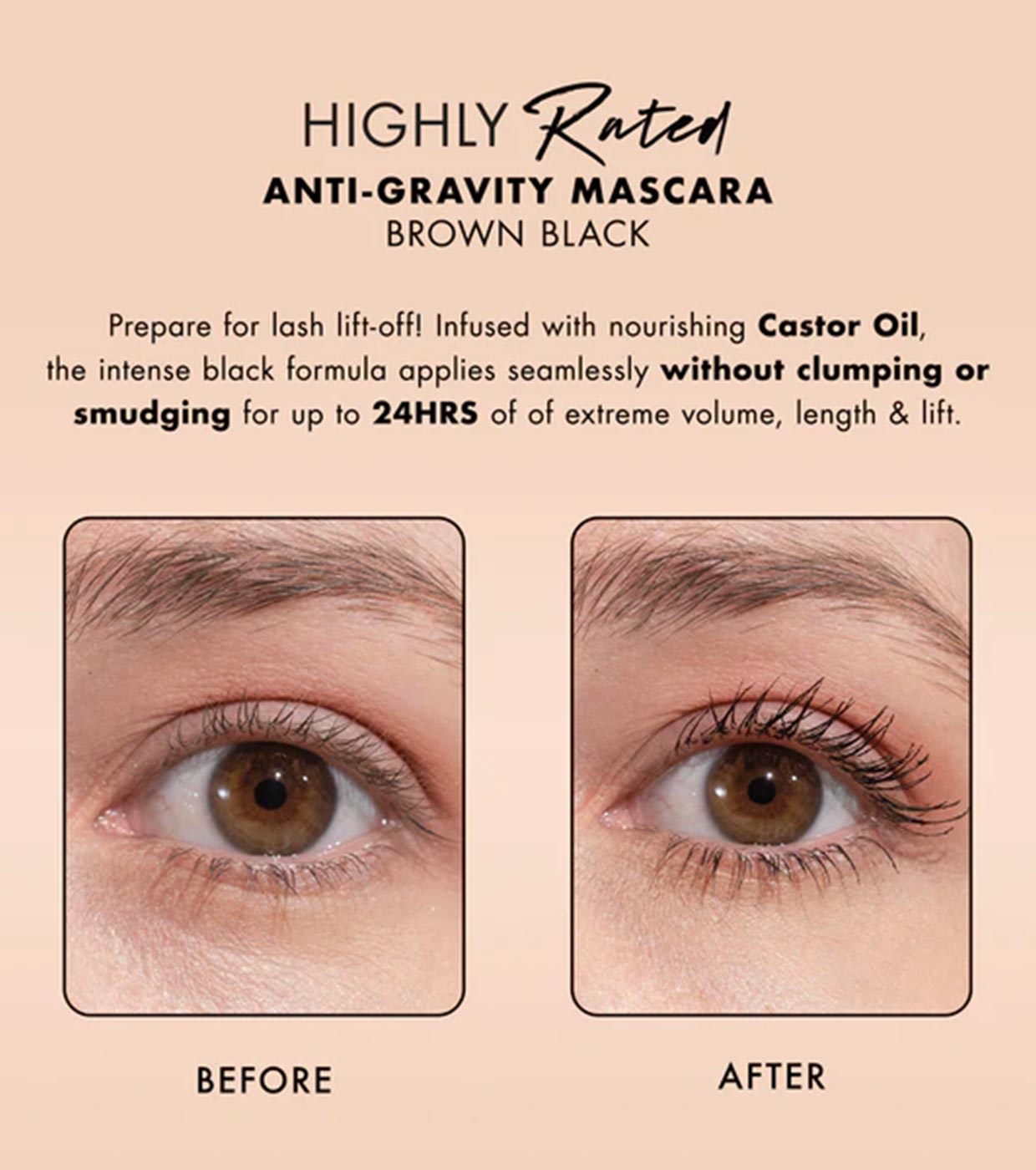 Milani - Rímel Highly Rated Anti Gravity - 110: Brown Black