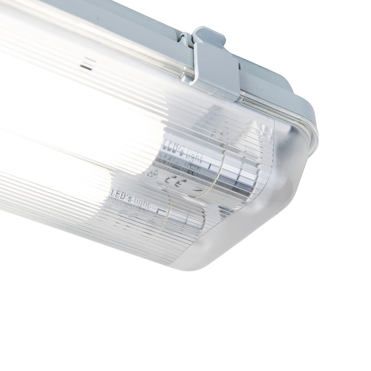 TL armatuur grijs incl. LED 15W 2250 lm 4000K IP65 - Base