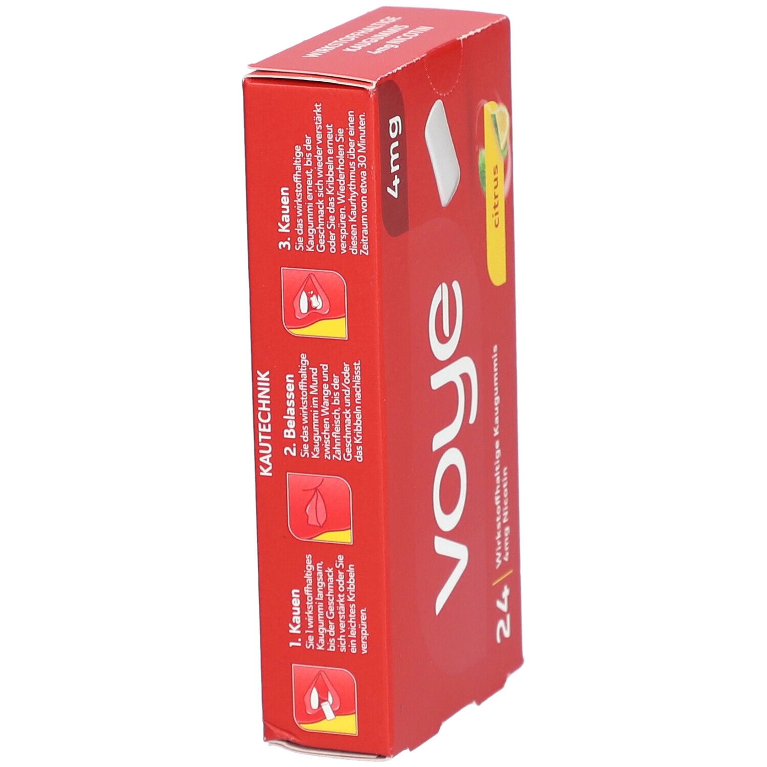 Voye Citrus4 mg wirkstoffhaltiges Kaugummi