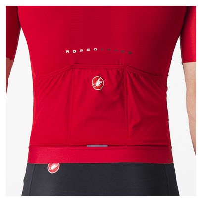 Maillot Manches Courtes Castelli Aero Race 7.0 Rouge
