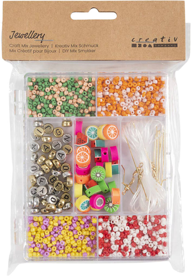 Creativ Company DIY Mix Smykker, Frugtmix