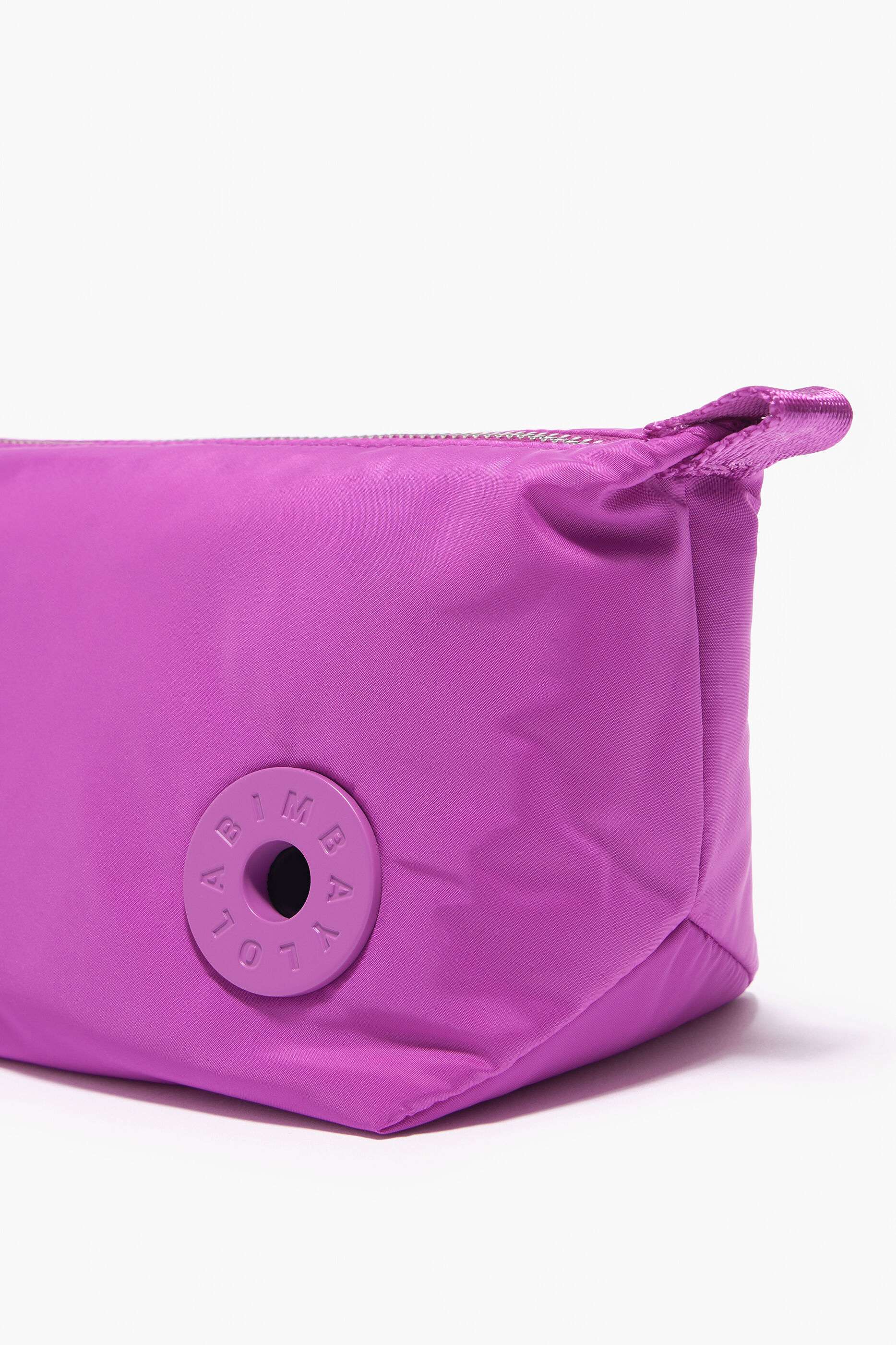 Nécessaire trapezoidal rosa tamanho M