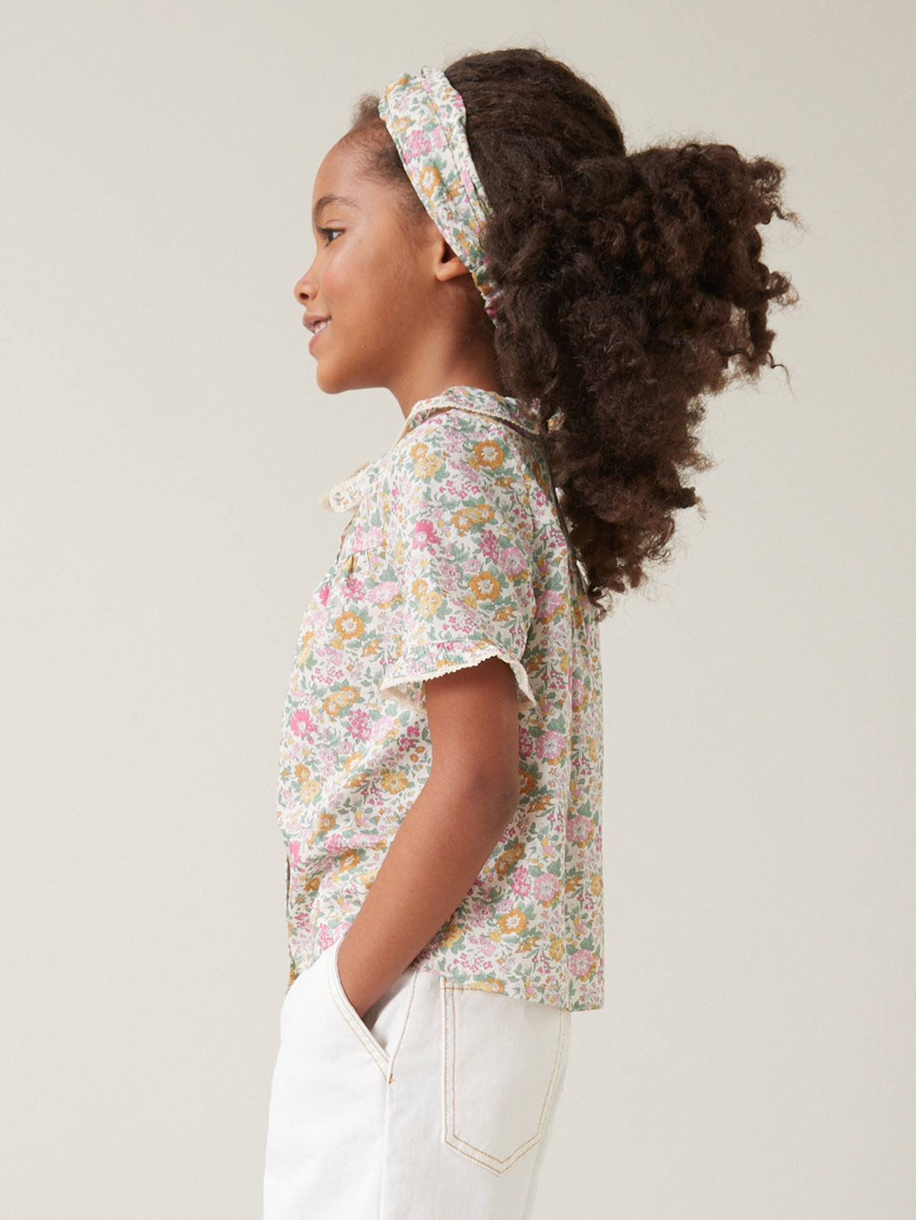 Blusa de malha Claire Rich Liberty para meninas