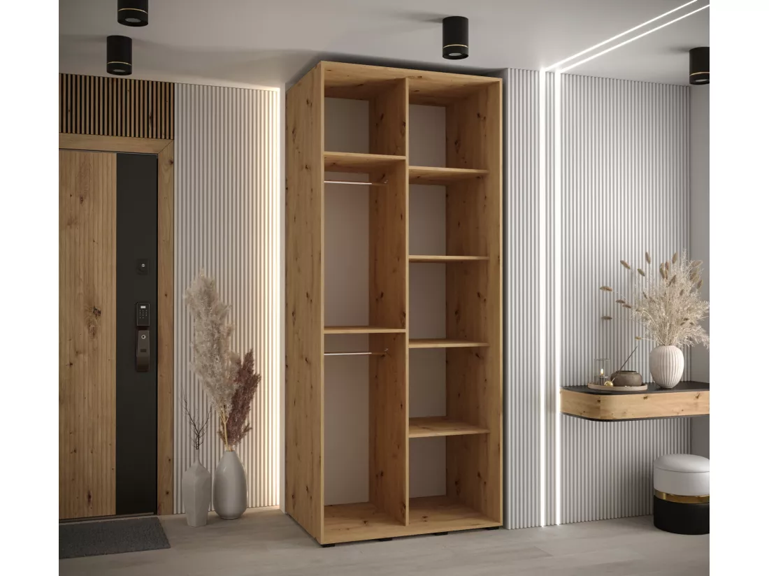 ARMOIRE DAVOS 10 À PORTES COULISSANTES 235,2/100/60 2 portes