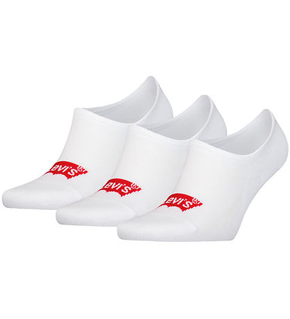 Levis Footies - High Rise - 3er-Pack - Weiß