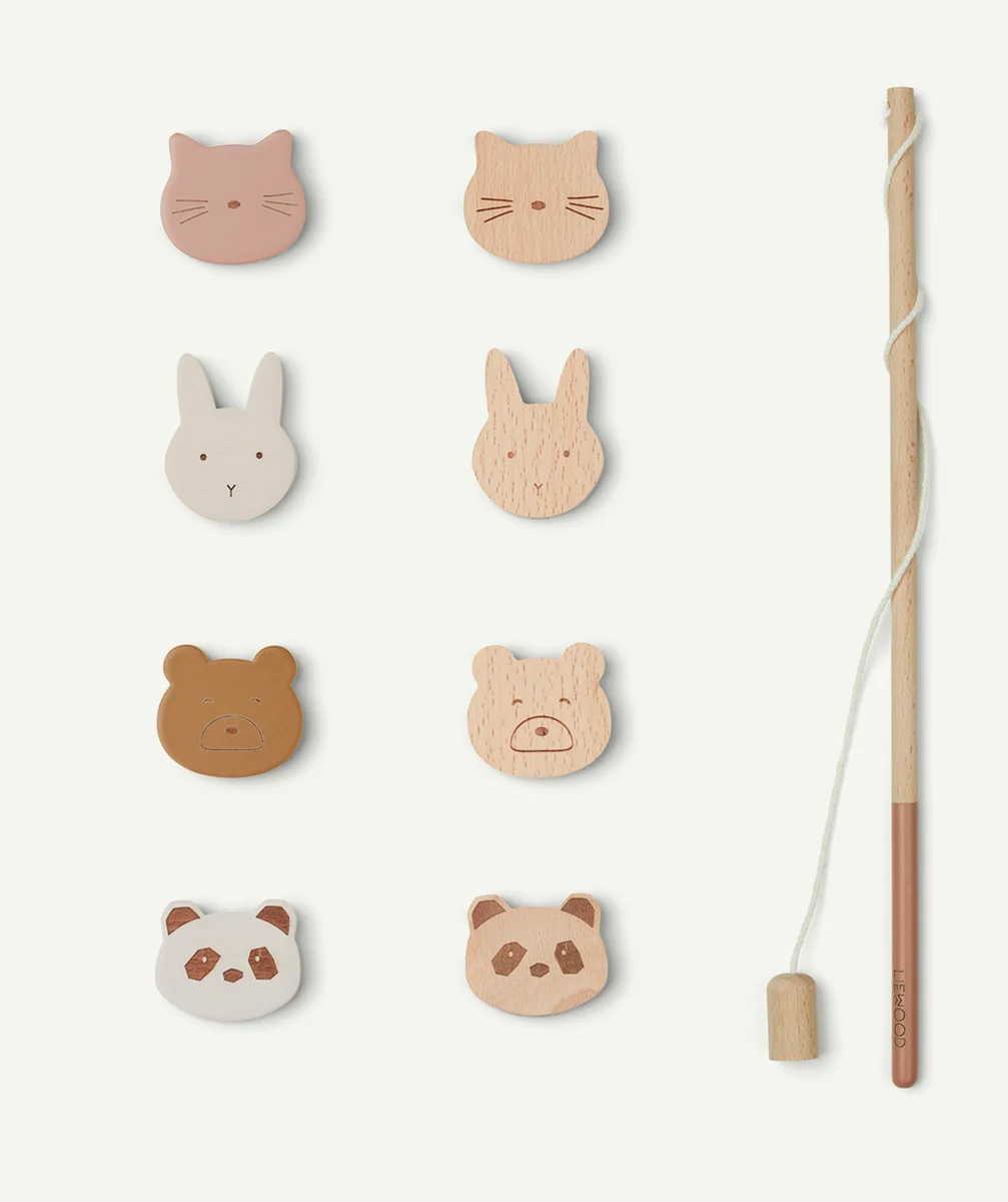 LIEWOODJEU DE PÊCHE SEBASTIAN EN BOIS AVEC ANIMAUX