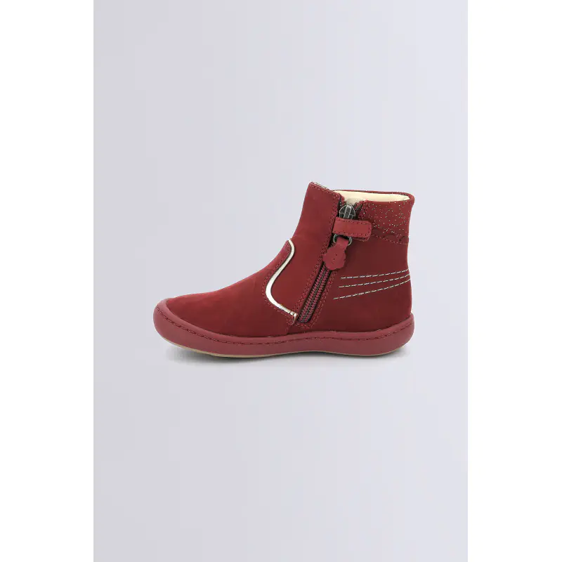 KICKPOPPY BORDEAUX BOOTS Cuir Fille