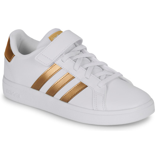 Adidas Sportswear - GRAND COURT 2.0 EL - Blanc / Doré