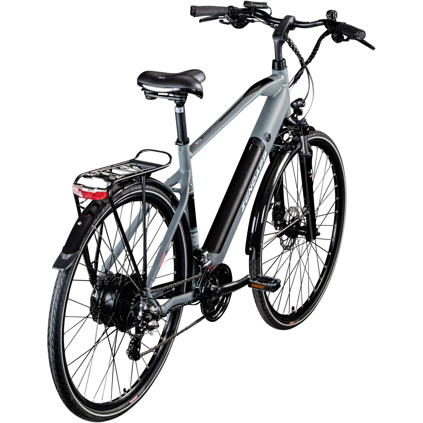 Zündapp Elektro Herren-Trekkingrad Z810 - grau - 52 cm