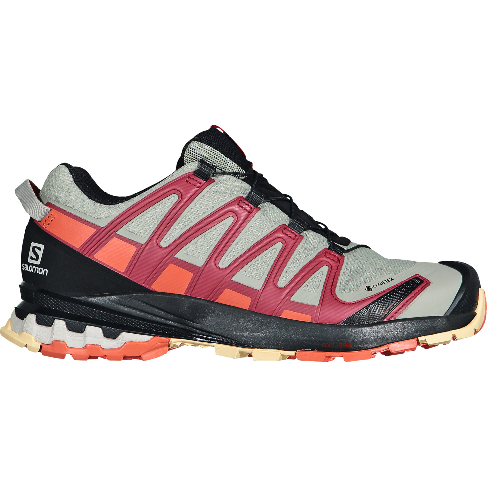 Damen-Multifunktionsschuh Salomon XA Pro 3D GTX hellgrau, 36 2/3