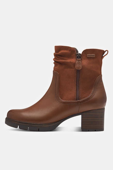 Stiefeletten, Jana Softline, vegan, Veloursoptik, Weite G