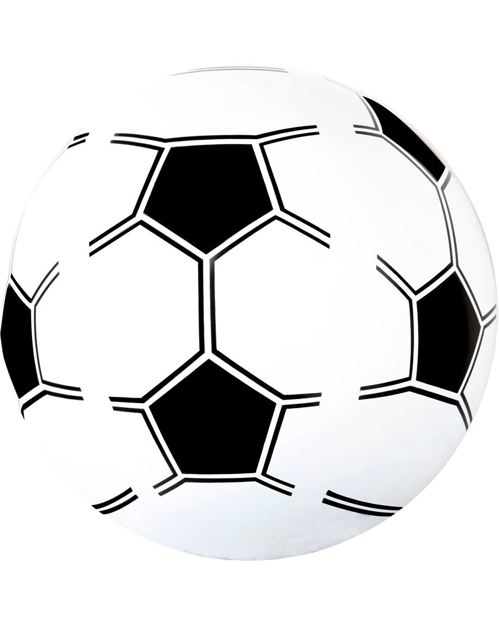 Strandspielzeug FUßBALL (30cm) in schwarz/weiß